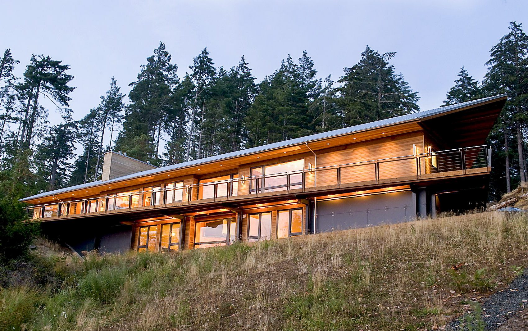 The Long House — interior and exterior by C&W Campbell