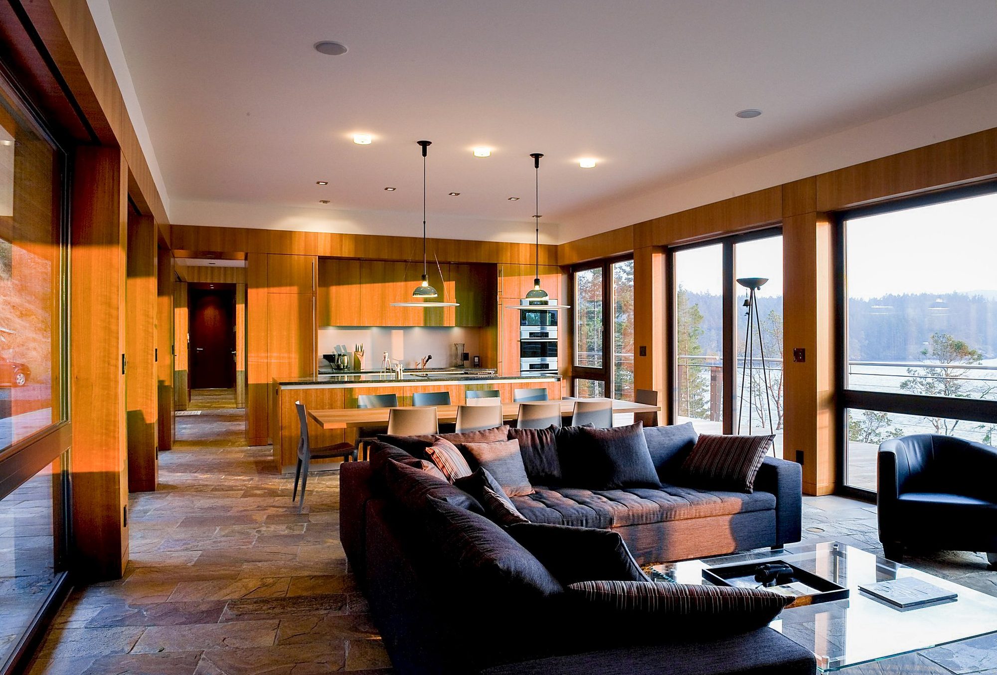 The Long House — interior and exterior by C&W Campbell