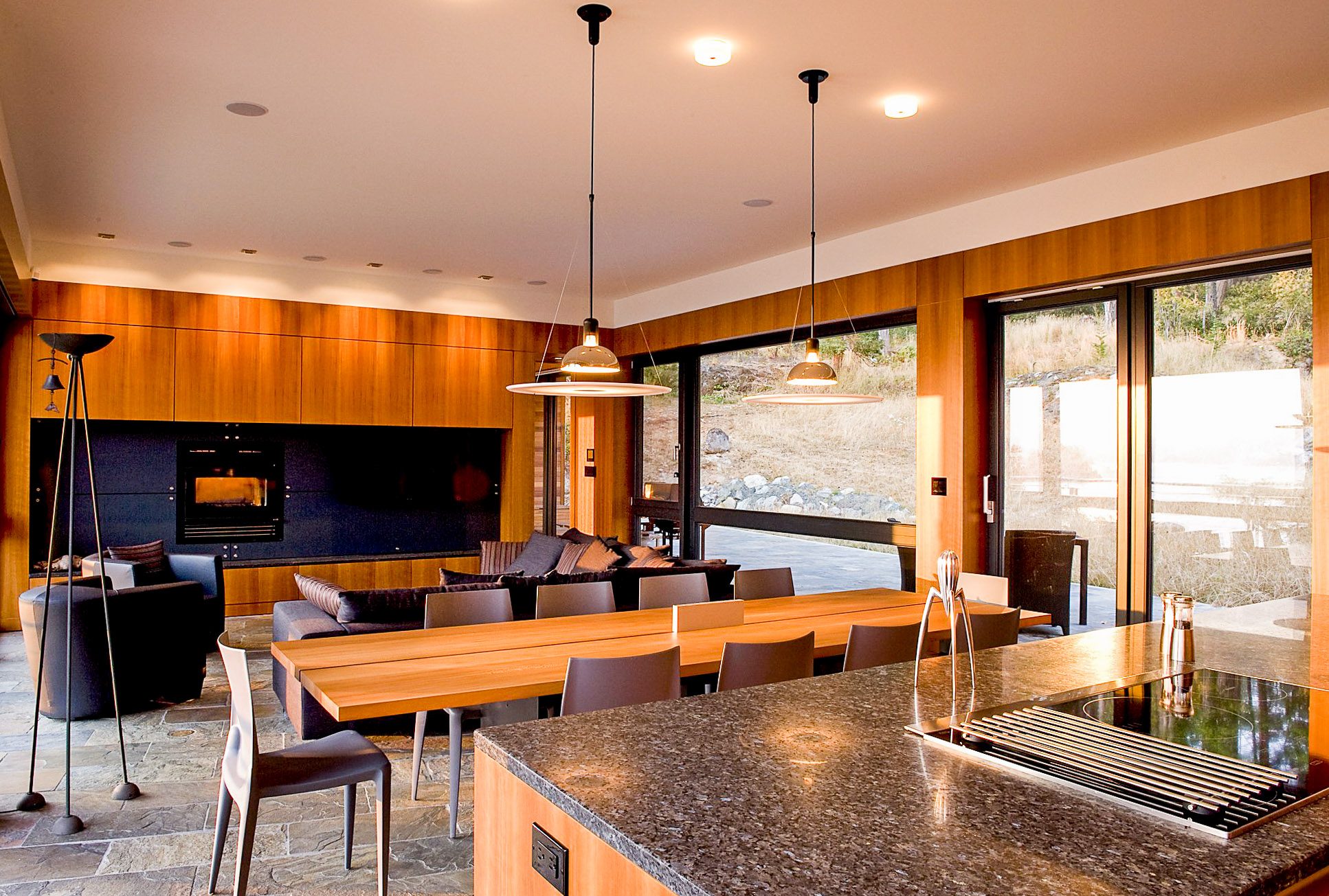 The Long House — interior and exterior by C&W Campbell