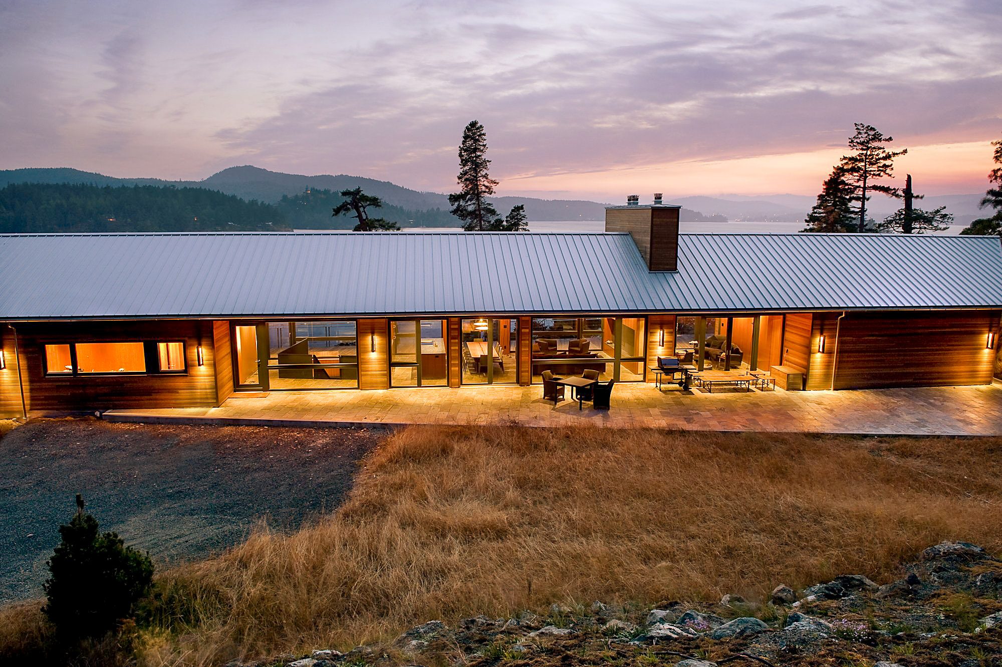 The Long House by C&W Campbell, Sooke Harbour · Custom Home